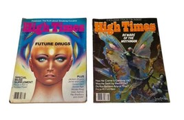 Vtg High Times Magazine Lot 7 Issues 1980-1987 Grateful Dead Psychedelic Sex image 2