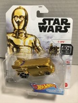 Hot Wheels Character Cars Star Wars C-3PO 4OTH Anniversary - £5.51 GBP