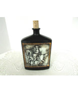 PUNT E MES LIQUOR DECANTER FROM ITALY EMBOSSED HORSE &amp; RIDER W/CORK BLAC... - $33.87 CAD