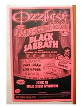 Black Sabbath Poster Ozzy Osbourne Handbill Slipknot Poster Vintage - £141.63 GBP