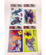 Batman Robin Static Cling Window Decorations Lot 4 Vintage 90s Poison Iv... - $20.51 CAD