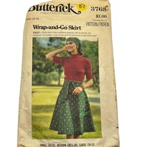Butterick Vintage #3768 Misses&#39; Skirt Sewing Pattern Large 30-32 - $5.76