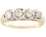 Women&#39;s Wedding band 14kt Yellow and White Gold 274330 - £319.93 GBP