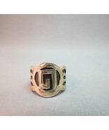 VTG Joy Mex Hencho En Mexico Plata Ring 925 Sterling Silver SZ 6 Black E... - £31.37 GBP