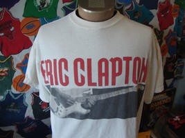 Vintage 90&#39;s Eric Clapton 1994 Concert Nothing But The Blues guitar T shirt XL - $98.99