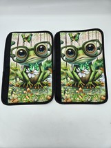 Cute Frog Green Butterflies Car Seat Belt Strap Cover Shoulder Pad - (2 ... - $9.89