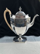 Antique 1802 Georgian Sterling Silver 10.5” Coffee Pot Wood Handle By John Reily - $1,485.00