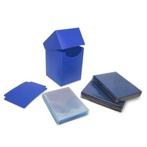 BCW Combo Pack - Inner Sleeves and Elite2 Deck Guards-Blue (1-PAK-DGEG2-... - $10.77