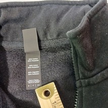 District V.I.T. Fleece Men's Black Cotton Blend 1/4-Zip Pullover Sweatshirt Sz S image 5