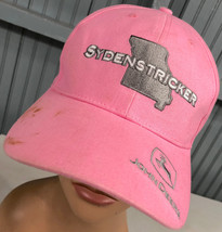John Deere Pink Sydenstricker Snapback Baseball Cap Hat  - £11.39 GBP