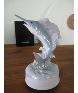 SWORDFISH-Porcelain Music Figurine Play&#39;s  Bobby Darin&#39;s  &quot; Beyone The Sea&quot; - £6.13 GBP