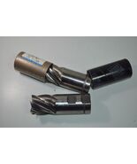 Lot of 2 Weldon Milling Cutter End Mill RH 6 Flute 2" Dia/Shk 2" LOC COK... - $221.35