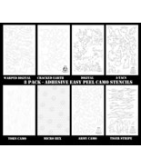 Camouflage EasyPeel Spray Paint Cerakote Camo Gun Model Stencils MIXED 8... - $37.03 CAD