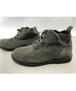 Tommy Hilfiger Gray Suede Chukka Boots Mens Size 7 Kg WS19 - $32.97