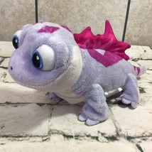 Disney Frozen 2 Bruni The Fire Spirit Purple Salamander 9&quot; Plush Stuffed... - £11.66 GBP