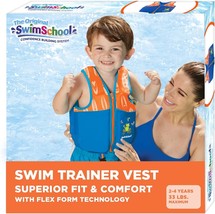 Learn To Swim With Swimschool Kids Swim Trainer Vests For Boys And Girls... - $43.92