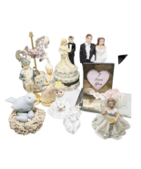 Miniatures Lot Of 10 Vintage Figurines In Various Conditions Materials - $27.16 CAD