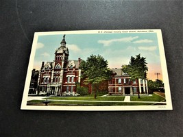 Portage County Court House-Ravenna, Ohio- 1940s Unposted Postcard. - £5.02 GBP