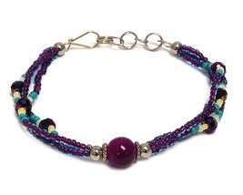 Mia Jewel Shop Tumbled Healing Round Gemstone Ball Crystal Seed Beaded Multi Str - £13.38 GBP