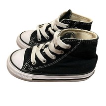 Converse Black High Top Sneaker Shoes Infant Size 7 7J231 - $15.00