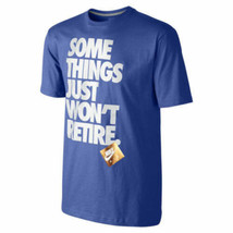 Nike Mens Something Just WonT Retire Tee Size XX-Large Color Blue White - £34.04 GBP