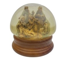 Glitter dome, Nativity Scene, Genuine Figures 1989 6/93, Fontanini Made ... - $29.99