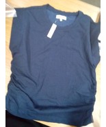 Madewell Women Sleeveless Navy Bue Shirt Sz S      9050 - $33.80 CAD