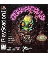 ODDWORLD: ABE&#39;S ODDYSEE BLACK LABEL / PLAYSTATION 1 PS1 COMPLETE WITH MA... - £19.32 GBP