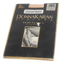 Vintage Ladies Donna Karan Pantyhose Medium Pink Style 253 Body Toner DKNY - £10.17 GBP