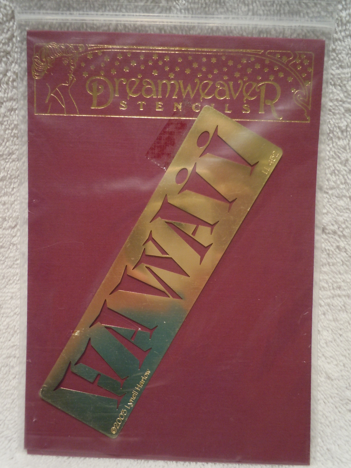 Dream Weaver Embossing &amp; Stenciling HAWAII New - $1.25