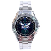 Charlotte Hornets NBA Stainless Steel Analogue Men’s Watch Gift - £23.98 GBP