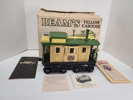 Jim Beam Yellow Caboose Decanter EMPTY Handcrafted Jersey Western 285 - £36.79 GBP