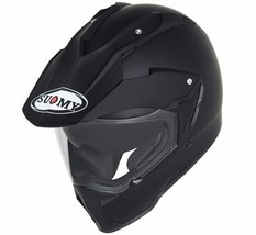 Suomy MX Tourer Matte Black Off Road Motorcycle Helmet XS-2XL - £319.50 GBP