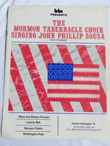 VTG 1974 BBI Mormon Tabernacle Choir Sheet Music song kit &amp; Vinyl - £19.46 GBP