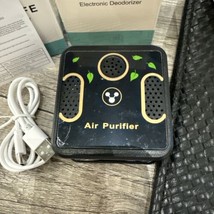 Set of 2  Air Ionizer Purifier for home Portable Ionizer Odor Eliminator... - £35.17 GBP