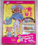 Barbie Kelly Doll Gardening Fun Gift Set MIB Special Edition 1996 Vintage - $99.95