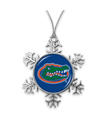 59715 Florida Gators Snowflake Christmas Ornament - £14.11 GBP