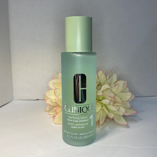 Clinique Clarifying Lotion 1 Twice a Day Exfoliator Dry to Dry 6.7oz 200... - $16.78