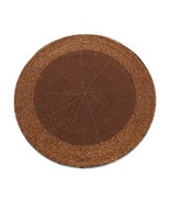 Bliss Beaded Christmas Round Place Table Mat 12&quot; - Copper - $13.88