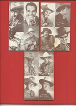 Vintage Cowboy Western Arcade Exhibit Cards ---- 5 Card Lot Total !! - £31.85 GBP