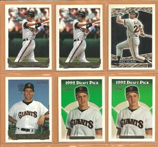 1993 Topps Gold Insert San Francisco Giants Team Lot 18 Will Clark Matt Williams - £2.79 GBP