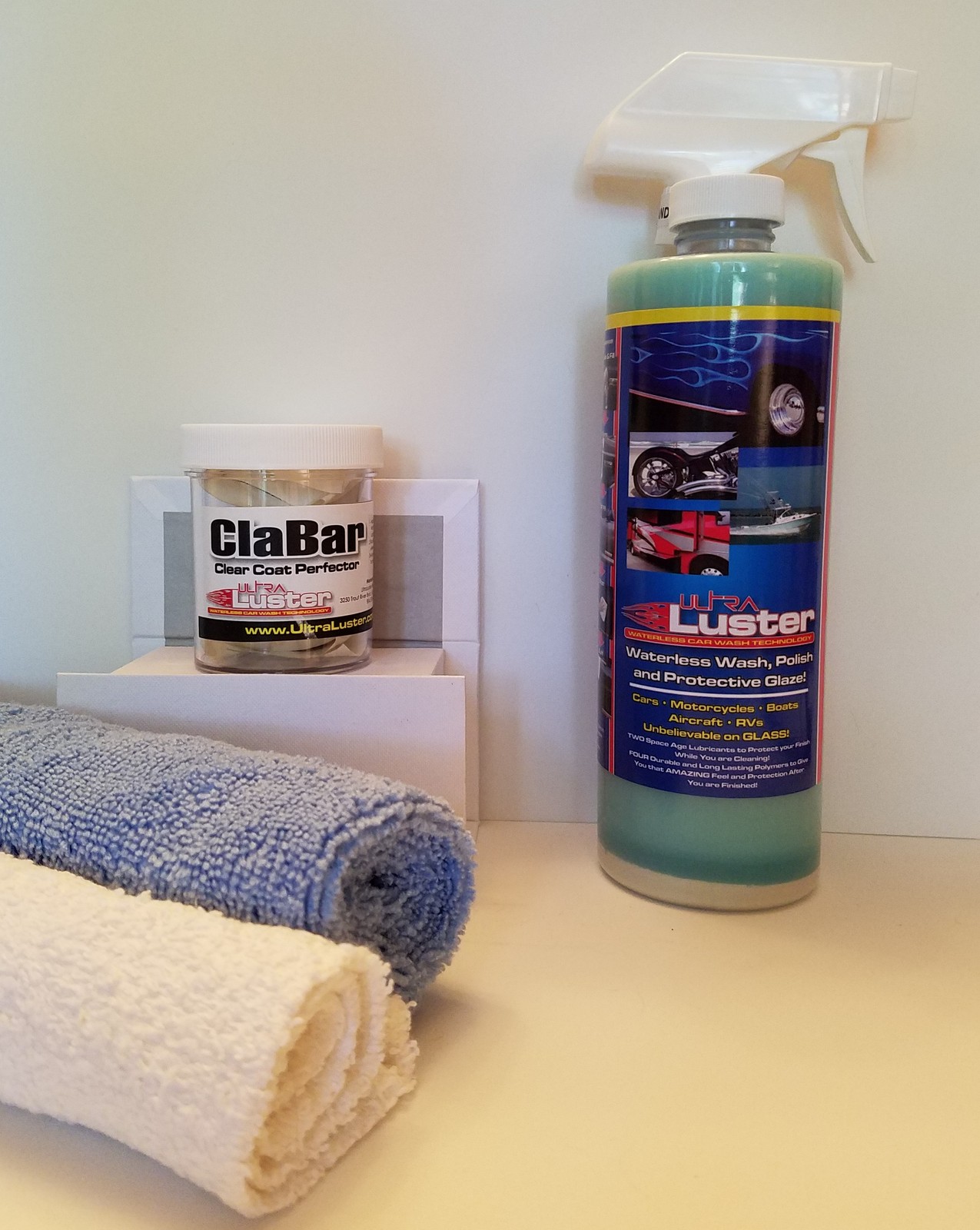 UltraLuster Waterless Car Wash n' Polish + ClaBar Polishing Clay