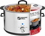Magic Mill 10 Quart Slow Cooker  - Silver (Used) - $58.50