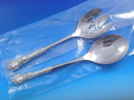 Buttercup by Gorham Sterling Silver Salad Serving Set 2pc Pierced Custom 10 1/2" - $147.51