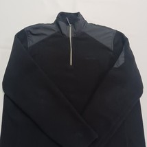 Calvin Klein Tech Fleece Men’s 1/4 Zip Designer Athleisure Black Sweatshirt Sz S image 12