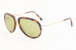 Tom Ford STACY 452 56N Havana / Green Sunglasses TF452 56N 57mm - $236.55