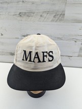 MAFS Manheim Auctions Vintage White and Black Hat Snapback Hat - £9.89 GBP