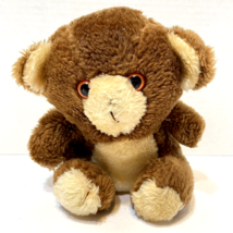 Vintage Superior Toy and Novelty Plush Brown Bear Stuffed 7 in - £13.31 GBP