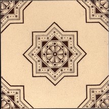 WTH Smith & Co Original Antique Sepia transfer tile reclaimed aesthetic style - $16.83