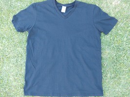 Gildan Softstyle Black short sleeve V-Neck T shirt Men&#39;s soft cotton V n... - €9,83 EUR